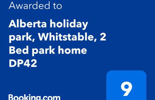 Whitstable, DP42, 2 bed park home, Alberta Holiday Park - Foto 2