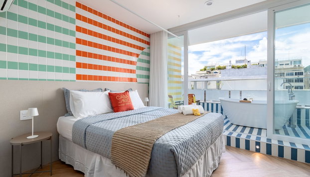 Sea View and Balcony With Bathtub Q11 - Foto 3, Habitación