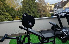Modern Priv-Room -Gym-Balcony- Ideal for Work&Rest - Foto 20