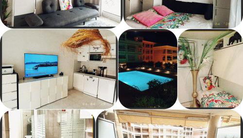 T1 idéal 4 pers piscine & garage sécurisé et calme - Foto 4