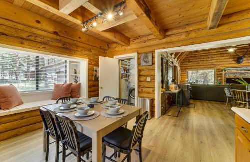 Covered Deck, Private Acreage Log Cabin in Pine - Foto 8