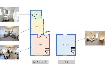 178C - Duplex T2 Tout Confort du Gond - 60 m2 - Foto 18
