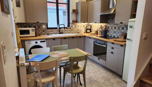 La Baigneuse maison avec jardinet et parking privé, à 200 m plage - Foto 4