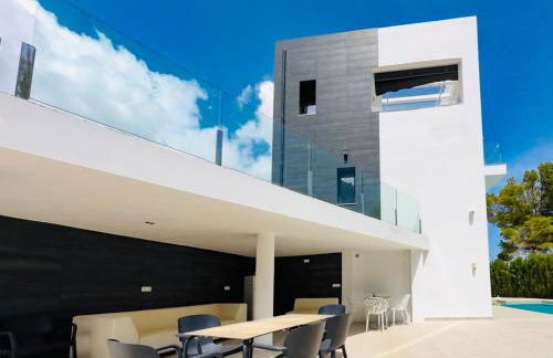 Calpe villa lujo playa piscina jardin barbacoa ideal familias y grupos - Foto 22