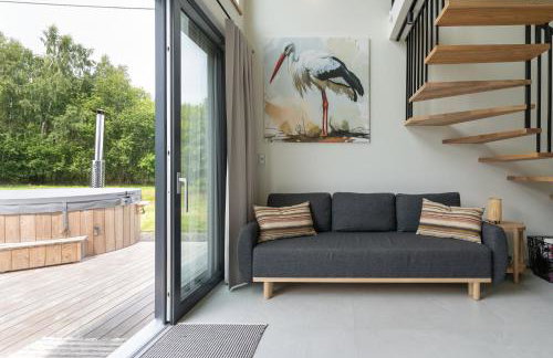 Vilanovka - domki z prywatną balią przy stawie i lesie - Foto 55