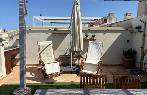 PLAYA ALMENARA ATICO DUPLEX VISTAS AL MAR Y MONTAÑA WIFI,PISCINA a - Foto 65