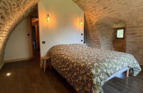 Banassac Canilhac Gite pour 4 personnes avec piscine partagée et vue panoramique en Lozère - Foto 17