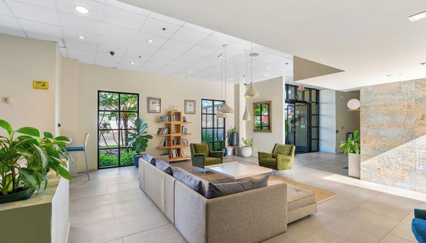 Sala de estar do lobby