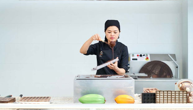 Learn to make chocolate bars