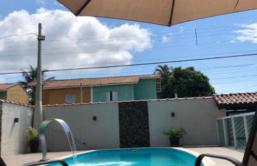 Piscina aquecida, 3 dorms ar condicionado, Cervejeira e Bilhar, a 500 metros do Mar - Foto 10