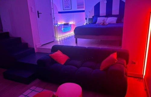 Appartement Thème Années 60' l Baignoire Jets l Clim l Netflix - Foto 12