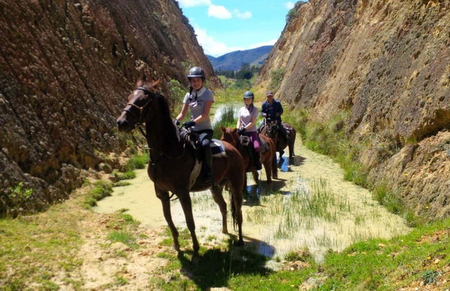 Excursion à cheval à la laguna de Suesca - Photo 2