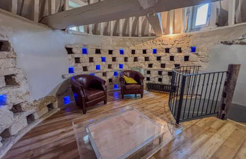 Manoir XV et Grange avec Piscine chauffée privée - Foto 51