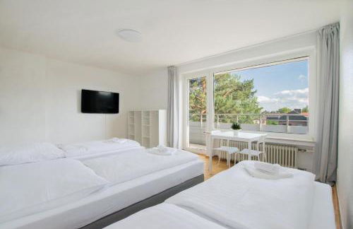 Tolstov Apartments - 1 or 3 Room Apartments with Balcony - 20 Min Messe DUS & Airport DUS - Foto 3