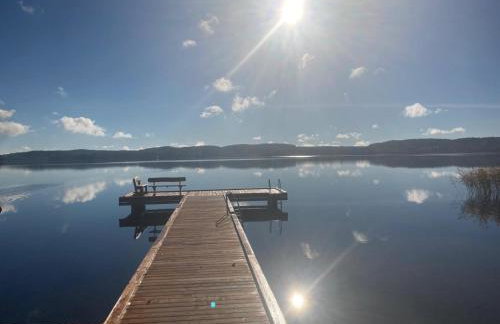 Ceglany Domek z jacuzzi, nad jeziorem, przy lesie - Foto 45
