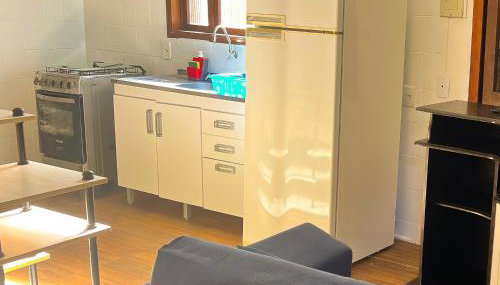 Apartamento a 30m da Praia da Vila Apartamento dos fundos - Foto 2, stove