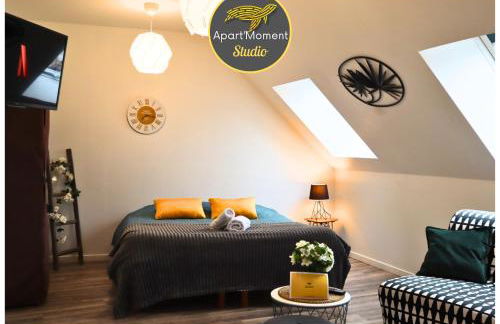 Studio avec parking privé gratuit, proche centre-ville - Foto 1