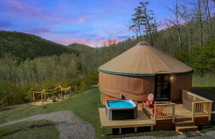 Yurt w hot tub & fire pit - Foto 1