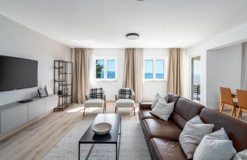 Villa Atopos with heated private pool, 5 bedrooms, Cinema room, panoramic sea views - Foto 30