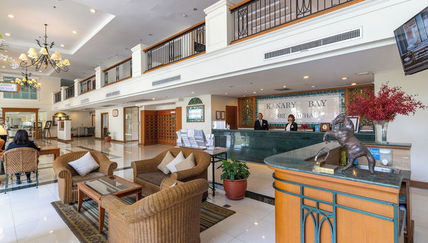 Sala de estar do lobby