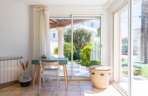 Villa Pitou, Piscine chauffée, 200m plage - Photo 15