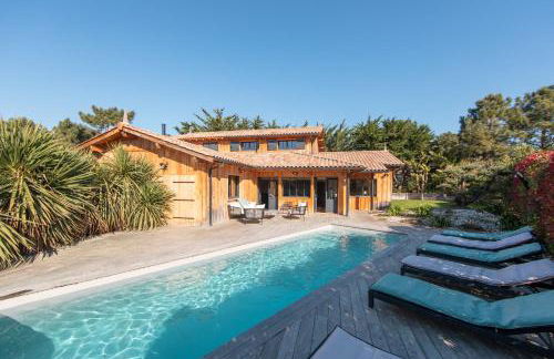 Villa Palombes au Cap Ferret charming villa with swimming pool - Foto 49