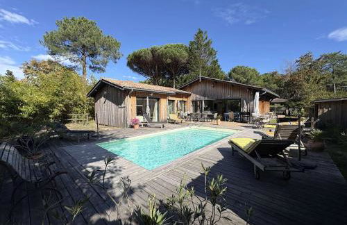 Villa paisible avec piscine chauffée et climatisation à Lège-Cap-Ferret - FR-1-736-65 - Photo 1