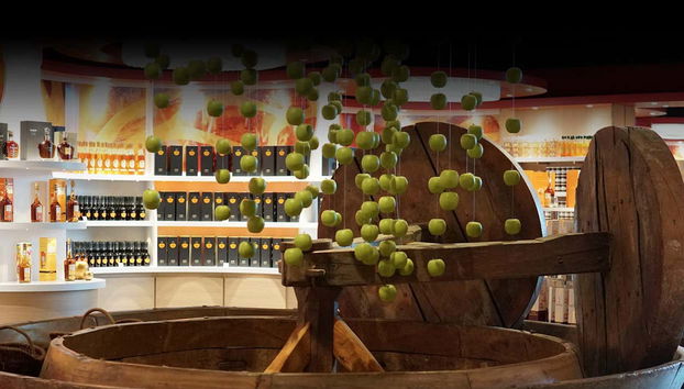 Intérieur de la distillerie Père Magloire