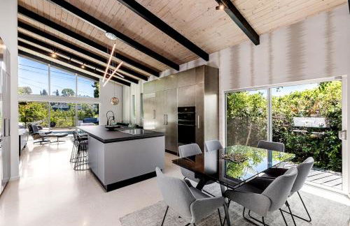 Hillside Luxury MidCentury Modern Spa Retreat View - Foto 52