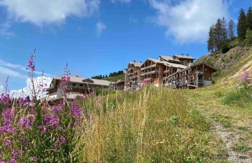 Vue panoramique sur les montagnes plein Sud - T2 Skis aux pieds, Piscine & Spa - Foto 29