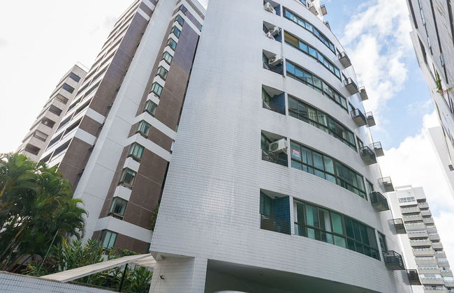 Ótimo Flat Bairro da Jaqueira Recife até 3 pessoas O Coração Verde da Cidade PBO902 - Foto 22