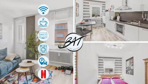 BAT Home Solutions Saarburg Altstadt - alles was ein Hotel nicht bietet - 3 Apartments 45 bis 75 qm für bis zu 12 Personen - direkt unter der Burg - 2 Min zur Altstadt - Weinbergblick, Heimkino und E-Ladesäulen - Foto 4