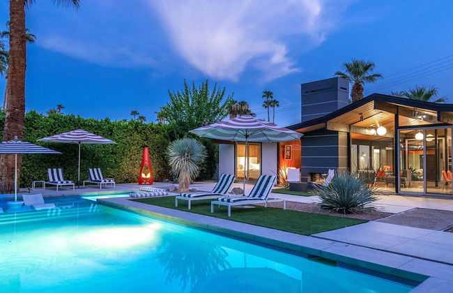 5 Palms Desert Eichler - Mid-century Modern w Pool - Foto 62