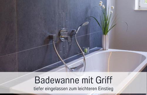 Dahem-Apartments - ruhig Parkplatz Rhein Main Gebiet gut erreichbar - 3 Apartments - barrierefrei mit Garten und Hund auf Anfrage -- 2 SZ Maisonette mit Balkon, -- 2 SZ mit Balkon - Foto 23