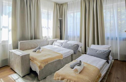 NEU! KINGS-Apartment - 300m zum Bahnhof - 6 Personen - Küche - Gerberplatz - Foto 11