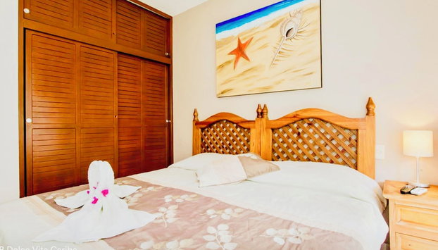 Gorgeous 11 People Comfort Villa With Pool Playacar Phase 2 - Foto 4, Habitación