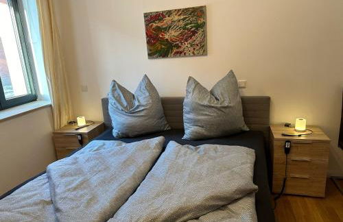 Trendige Stadtwohnung, historisches Haus mit Terrasse und Garten - Foto 5