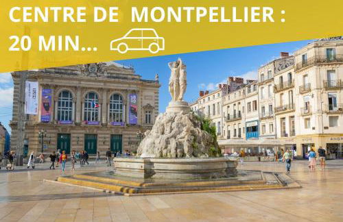 Studio cabine AZUR ,5 min mer -5 min Arena - clim - parking gratuit privée - 4 personnes - Foto 21