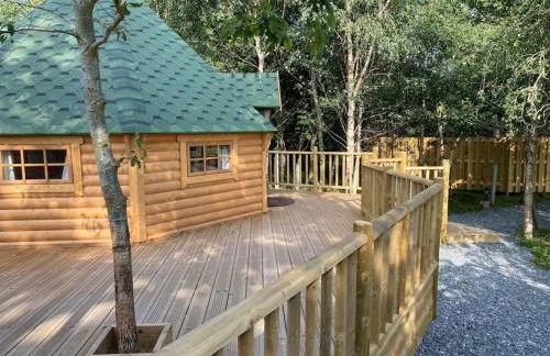 Craigshannoch Luxury 1 bed woodland lodge hot tub - Foto 3