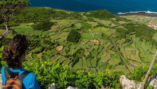Disfrutando del impactante paraje