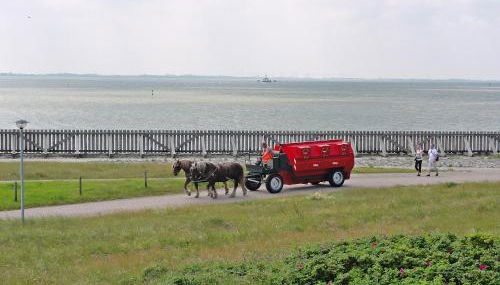 Studio mit Meerblick auf die Robbenbänke von Norderney, geschützter Südwestbalkon - Foto 4