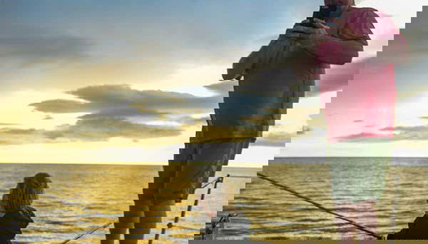 Disfrutando de la travesía