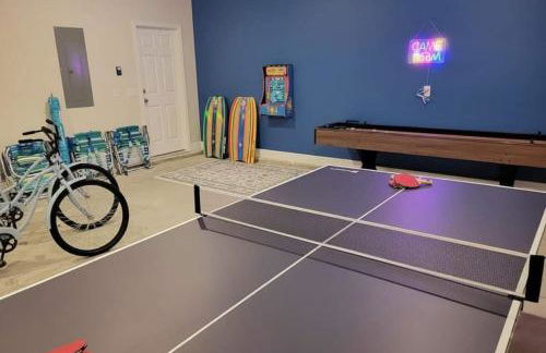 New 5BR Beach Access Heated Pool Free Golf Cart Game Rm - Foto 14