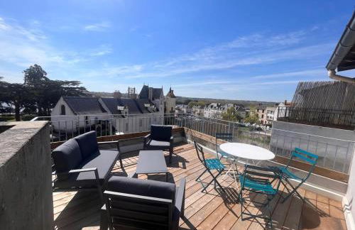 grand gîte terrasse vue Loire et château d'Ancenis - Foto 6