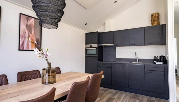Waterfront Chalet for 6 in Kampen - Photo 5, Private kitchen