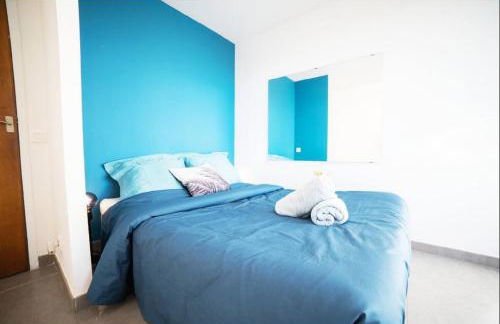 LE CALDERINI APPART - Face PLAGE WIFI et PARK Gratuit CALME - Résid Le Surcouf -TOP PROS SERVICESConciergerie La Grande Motte - Foto 17