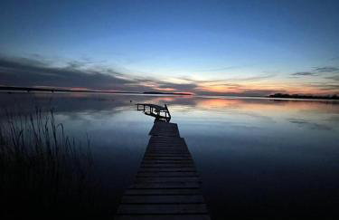 Słońce i Woda - 2 domki nad brzegiem jeziora Śniardwy z własnym pomostem, zejściem do wody i przecudnym widokiem na jezioro - Foto 28