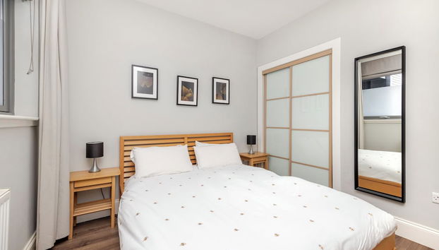 Chic Flat with Balcony in Merchant City - Foto 4, Habitación