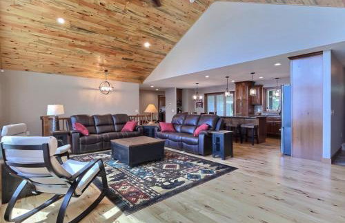 Northwoods WI 6BR Lakefront Cabin Retreat on Lake Nokomis - Minnohawk Lodge - Foto 18