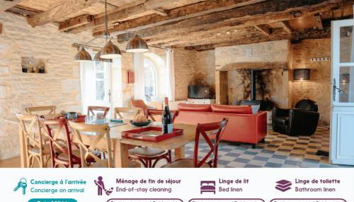 Coeur de village, maison pour 8 avec piscine - Foto 2